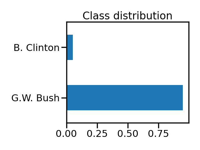 Class distribution